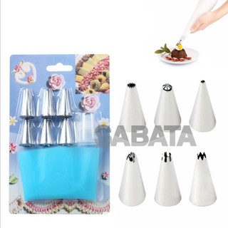 BỘ 6 ĐUI BẮT KEM NHỎ INOX 304 KÈM CHỐT VÀ TÚI