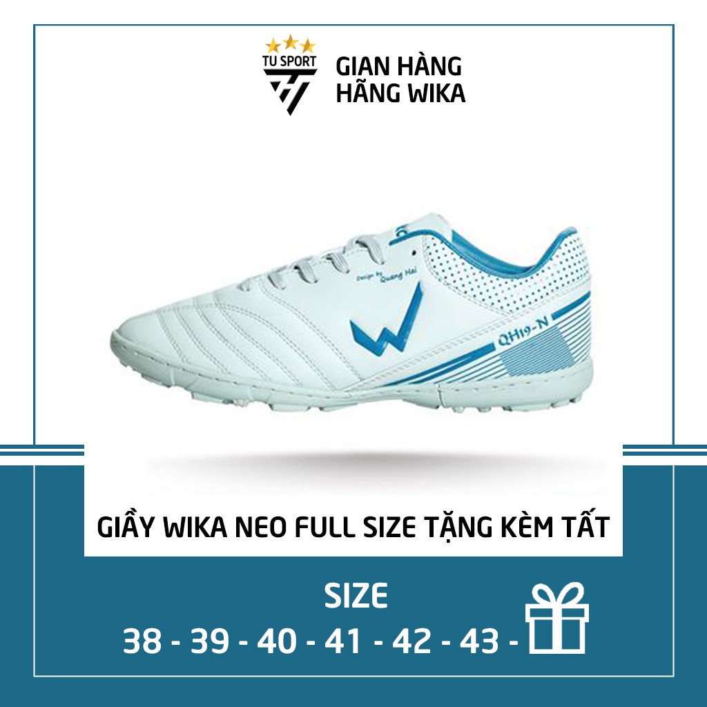 Giày đá bóng nam Wika QH19-Neo dùng cho sân cỏ nhân tạo !!! **