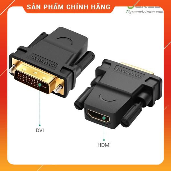 [CHÍNH HÃNG] Đầu chuyển đổi DVI 24+1 to HDMI chính hãng Ugreen 20124 chính hãng bảo hành 18 tháng