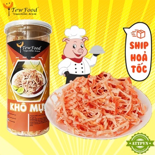 Khô mực hấp dừa xé sợi 250g TewFood đồ ăn vặt Hà Nội, Đồ ăn vặt siêu ngon - Món ngon mỗi ngày