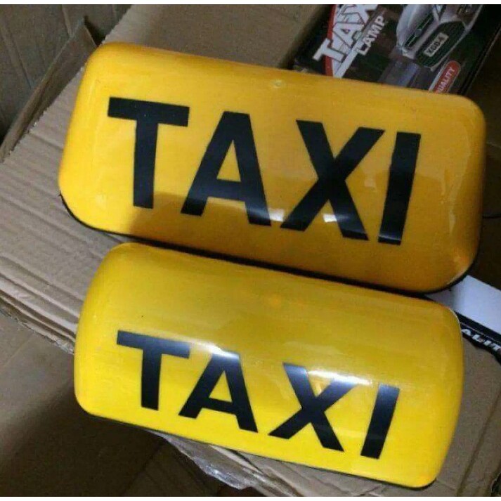 Mào taxi có đèn đế nam châm