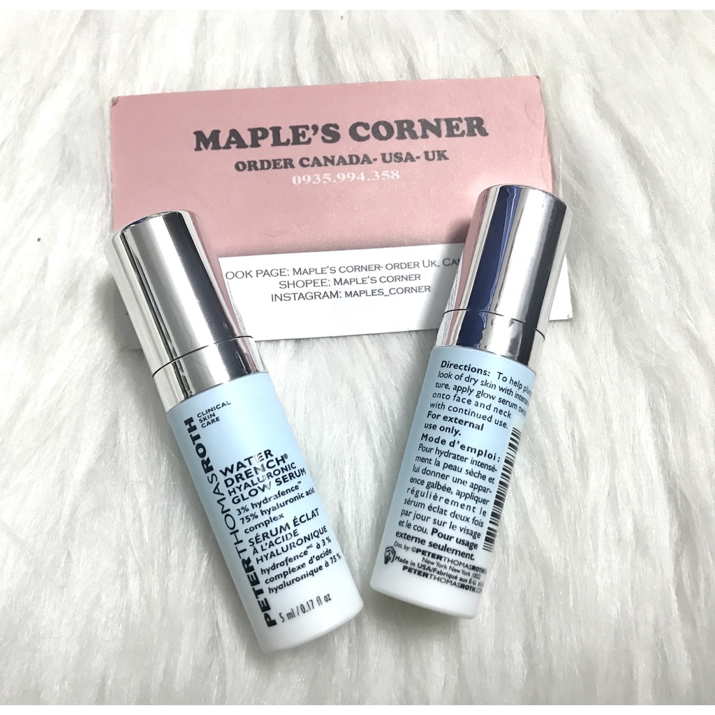 Serum cấp nước Peter Thomas Roth Water Drench Hyaluronic Glow Serum