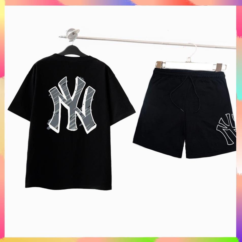 Bộ Thể Thao Nam, Đồ Bộ Thể Thao Nam Nữ NY MLB In Chữ Thời Trang - Store Xuất Khẩu