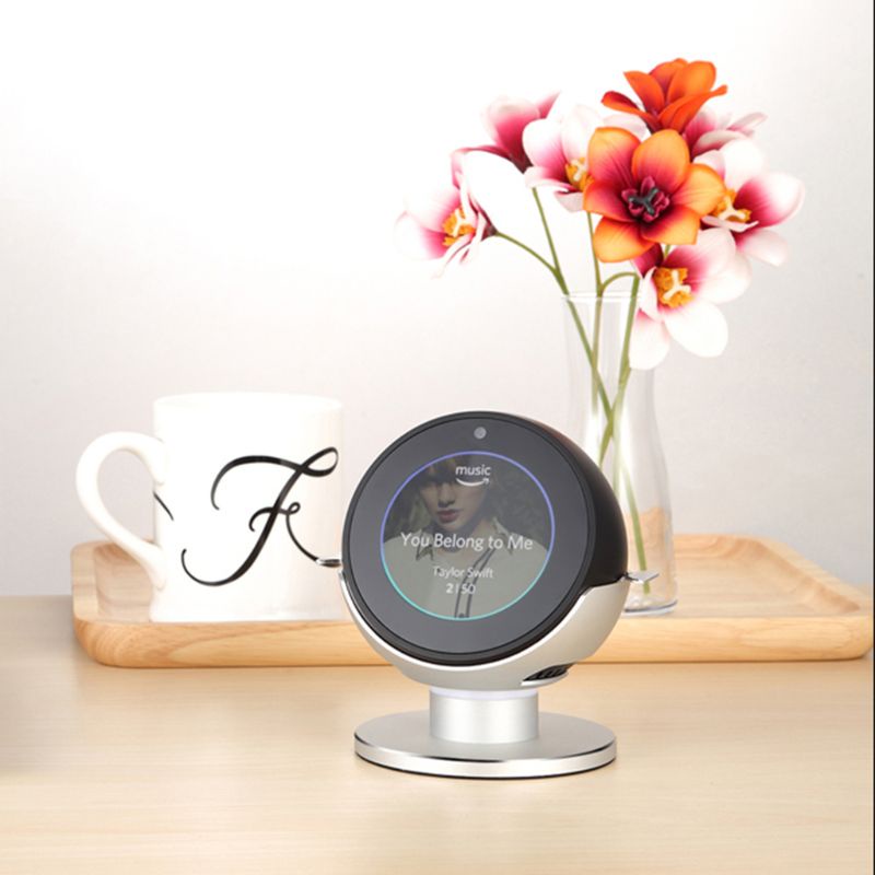 Giá Đỡ Bằng Kim Loại Cho Loa Echo Spot Xoay 360 Độ Tiện Dụng