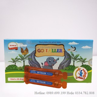 Canxi hữu cơ Go Taller Cầu Bình An hộp 20 ống