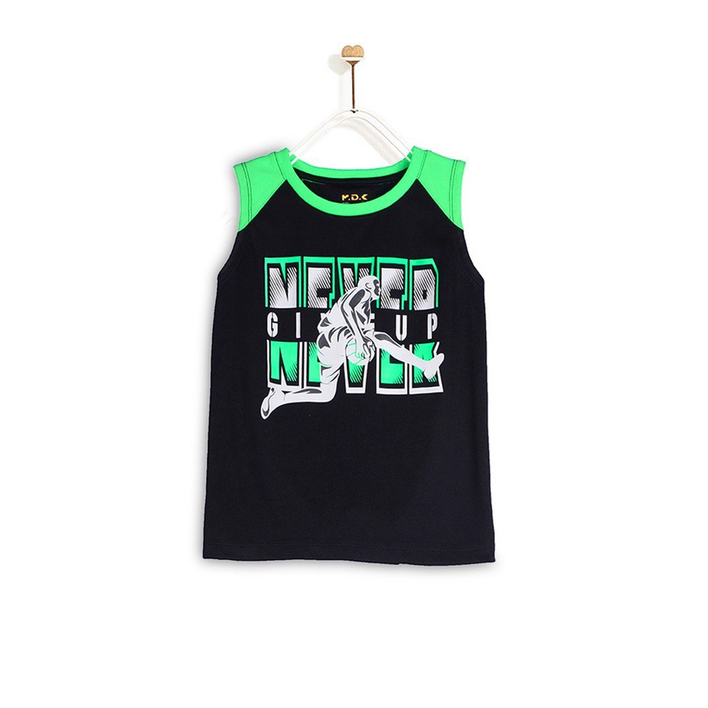 Áo Thun Bé Trai M.D.K Printed Tank W. Shoulder Contrast M.D.K - chất liệu Dri-Fit nhẹ, mát