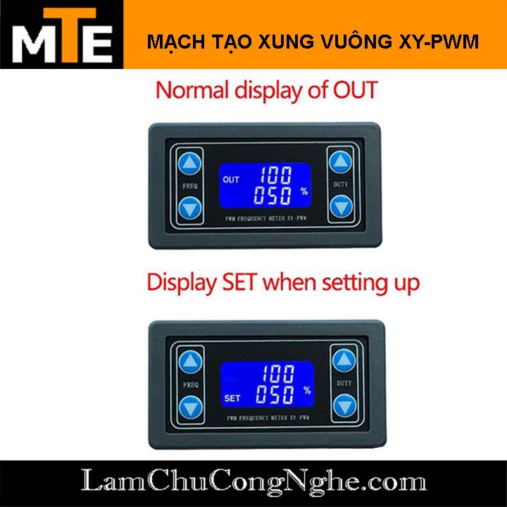 Mới! Mạch tạo xung vuông XY-PWM 1Hz-150Khz