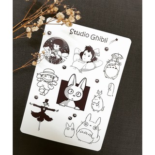 Tờ Bullet Journal/ Planner sticker trang trí: Ghibli Studio Sticker