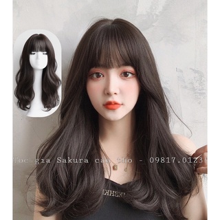 Tóc bộ nguyên đầu ngắn xoăn nhẹ 1304 ❤️ Free Ship ❤️ Tóc cao cấp chịu nhiệt- video & hình thật