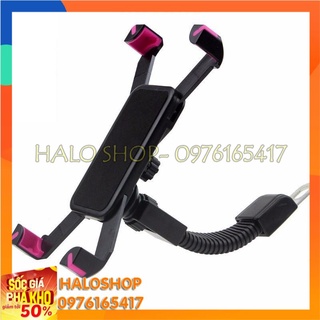 Đế kẹp điện thoại trên xe máy - CH01