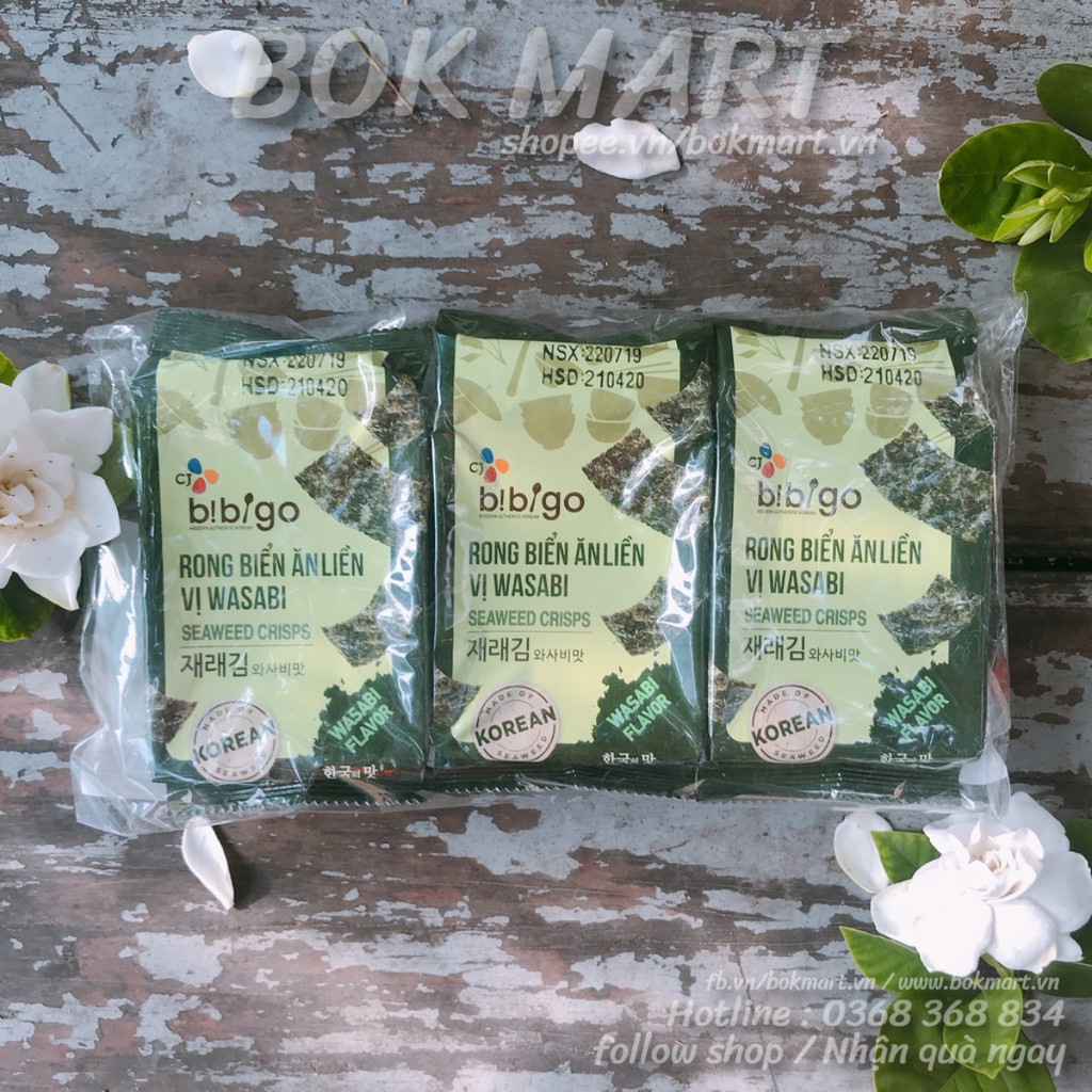 Rong Biển Bibigo CJ Vị Wasabi