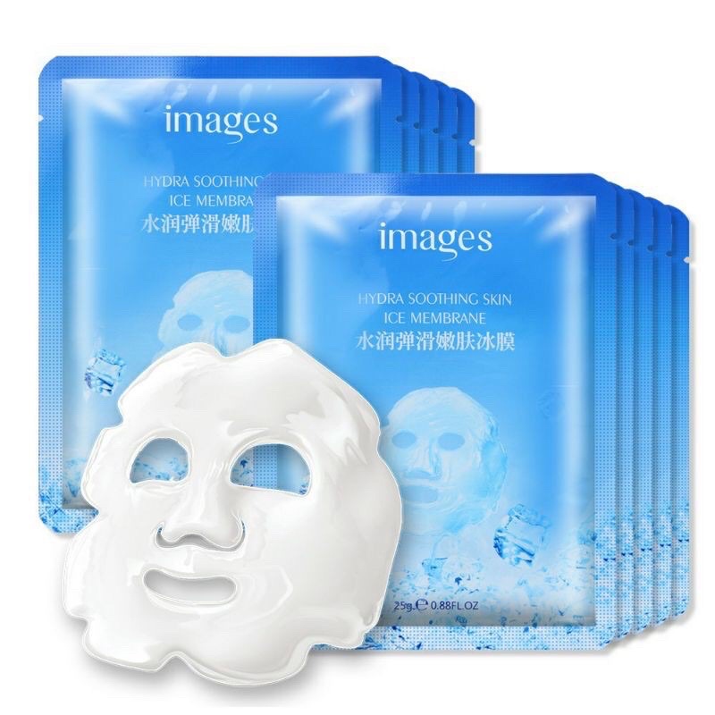 Mặt nạ đá băng Hydractinia smoothing skin ice membrane images dưỡng ẩm cấp nước, trẻ hóa làn da- Nội địa Trung