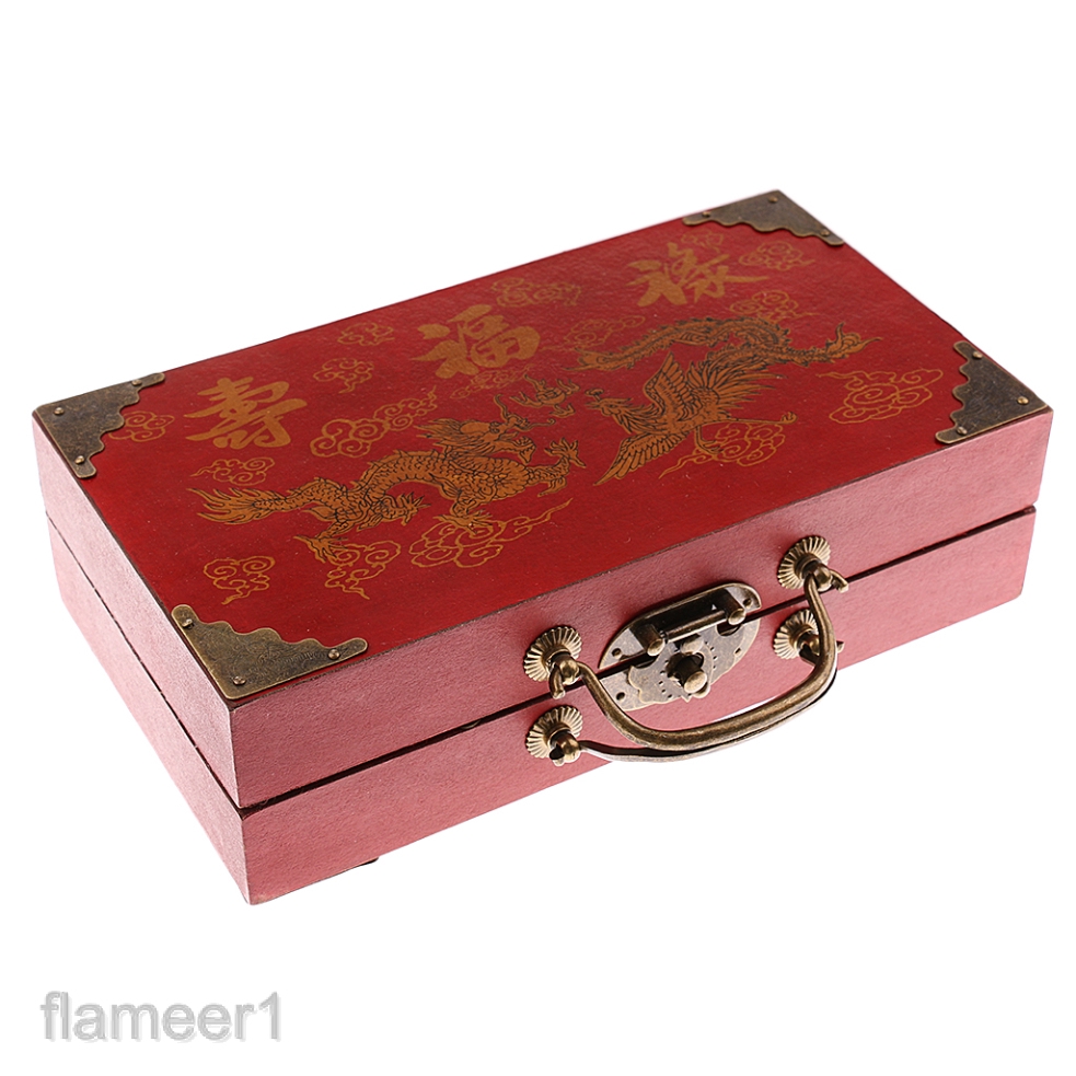 Bộ Cờ Tướng Trung Hoa Cổ Điển Bằng Gỗ Gấp Gọn Tiện Dụng 1]