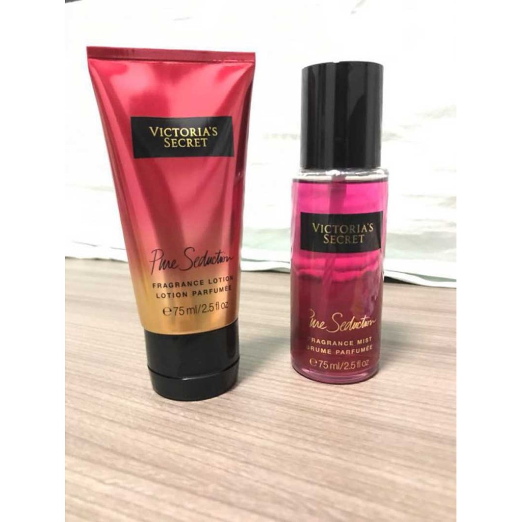 𝗕𝗢𝗗𝗬𝗠𝗜𝗦𝗧𝗣𝗘𝗥𝗙𝗨𝗠𝗘⚜️Xịt Thơm Body Victoria’s Secret Pure Seduction (đỏ)  250ml