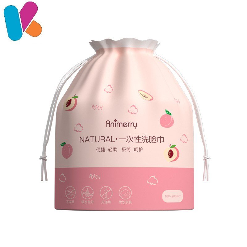 Khăn lau mặt dùng 1 lần lau khô lau ướt , khăn giấy cotton lau mặt khô dùng 1 lần