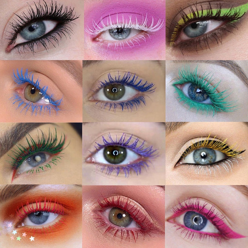Mascara cos of blue Nguyên Chất Màu Trắng / Xanh Dương / Xanh Dương / Hồng / Xanh Lá / Tím / Tím ahgxgdt.my5.4 Chống Thấm Nước