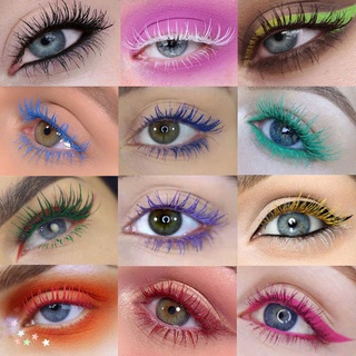 Mascara cos of blue nguyên chất màu trắng / xanh dương / xanh dương / hồng / xanh lá / tím / tím ahgxgdt.my5.4 chống thấm nước