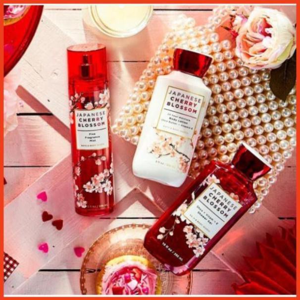 Sản Phẩm Tắm Lotion Xịt Thơm Toàn Thân Bath & Body Works-Cherry Blossom