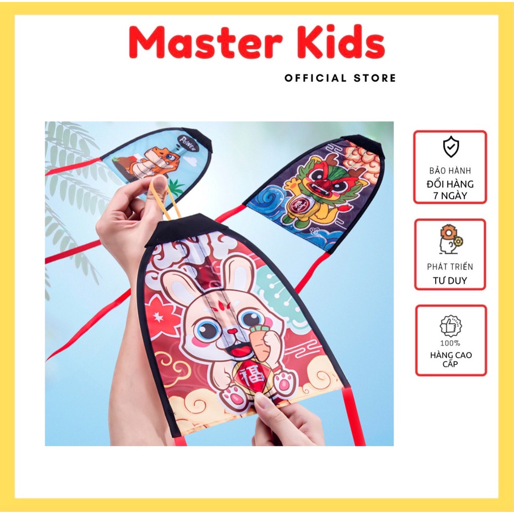 Đồ chơi diều tay cao su đàn hồi hình hoạt hình cho trẻ em ngoài trời Master Kids