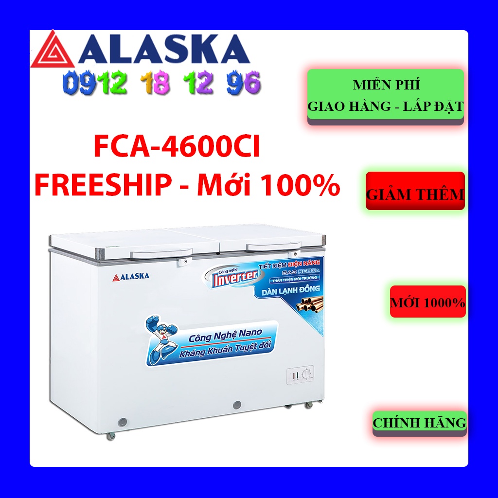 Tủ đông Alaska 470 lít FCA-4600CI