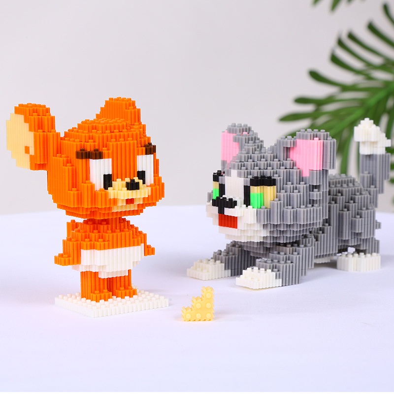 Bộ Đồ Chơi Lắp Ráp Mèo Và Chuột Vui Nhộn