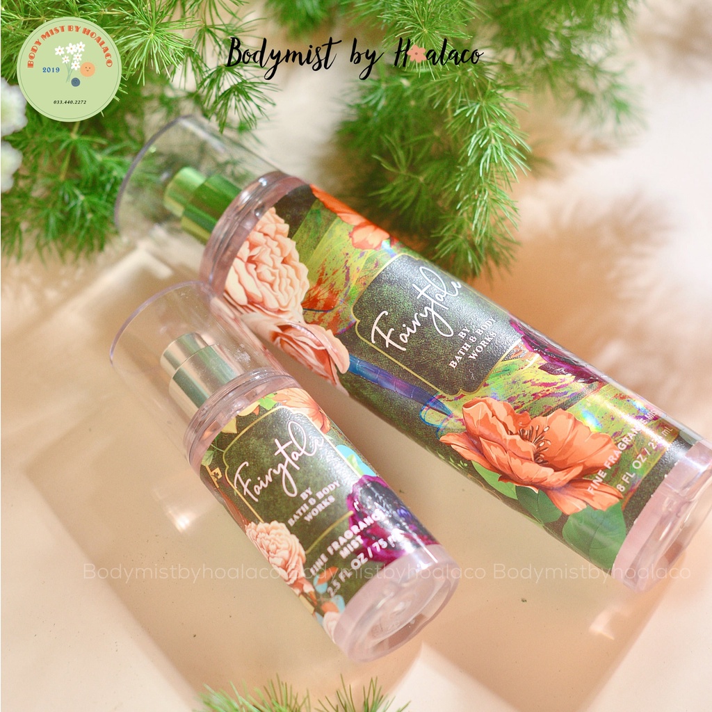 Xịt thơm toàn thân hương nước hoa FAIRYTALE - BODY MIST BATH BODY WORKS