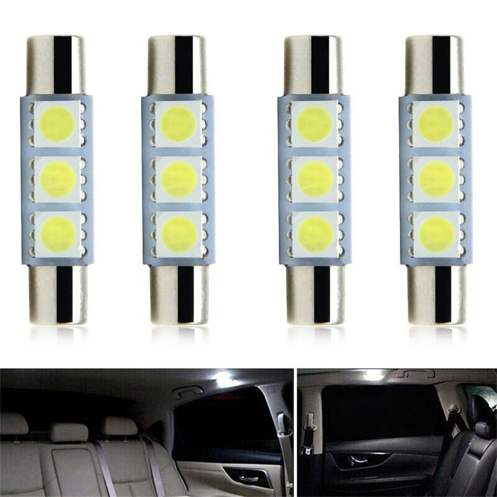 4 Bóng Đèn LED Xe Hơi 5050 3SMD 31MM 5050