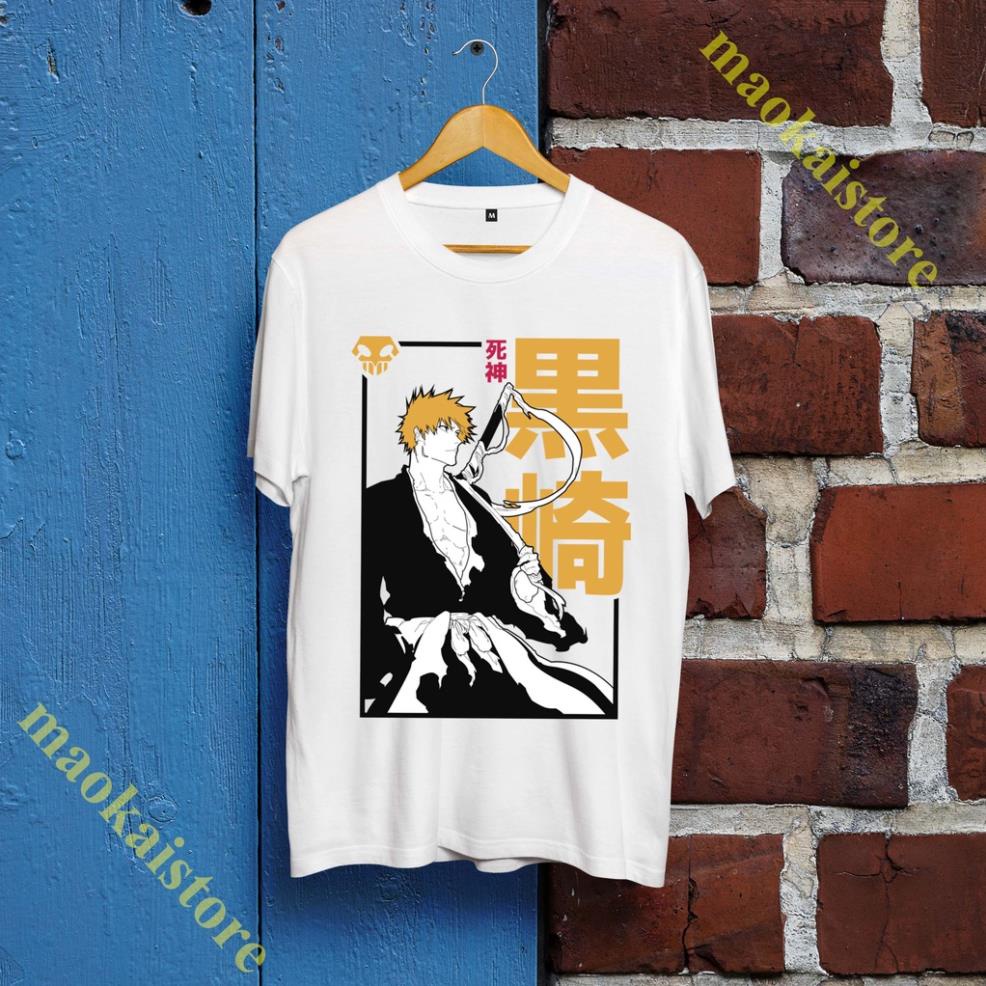 [DISCOUNT]💚Áo Thun Ichigo Kurosaki - Áo Thun Bleach - Ichigo T-Shirt - Bleach T-Shirt siêu đẹp - BLH