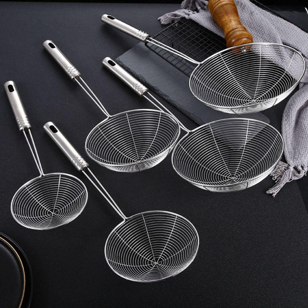 Rây Lọc Bằng Thép Không Gỉ Hình Oval Cho Nhà Bếp
