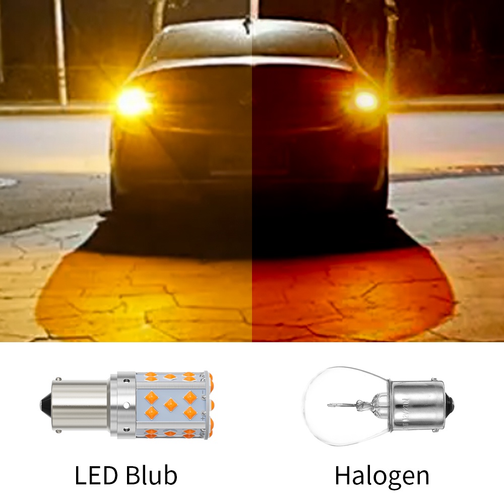 1 Đèn Tín Hiệu Xi Nhan 1156 P21W 1156 150 Chất Lượng Cao° Đèn led Phanh Xe Hơi Py21w 1157 P21 / 5W T20 7440 7443 3030 35smd