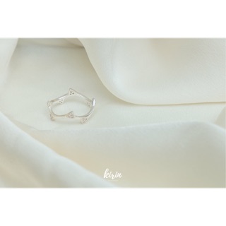 Nhẫn bạc thanh lịch Kirin