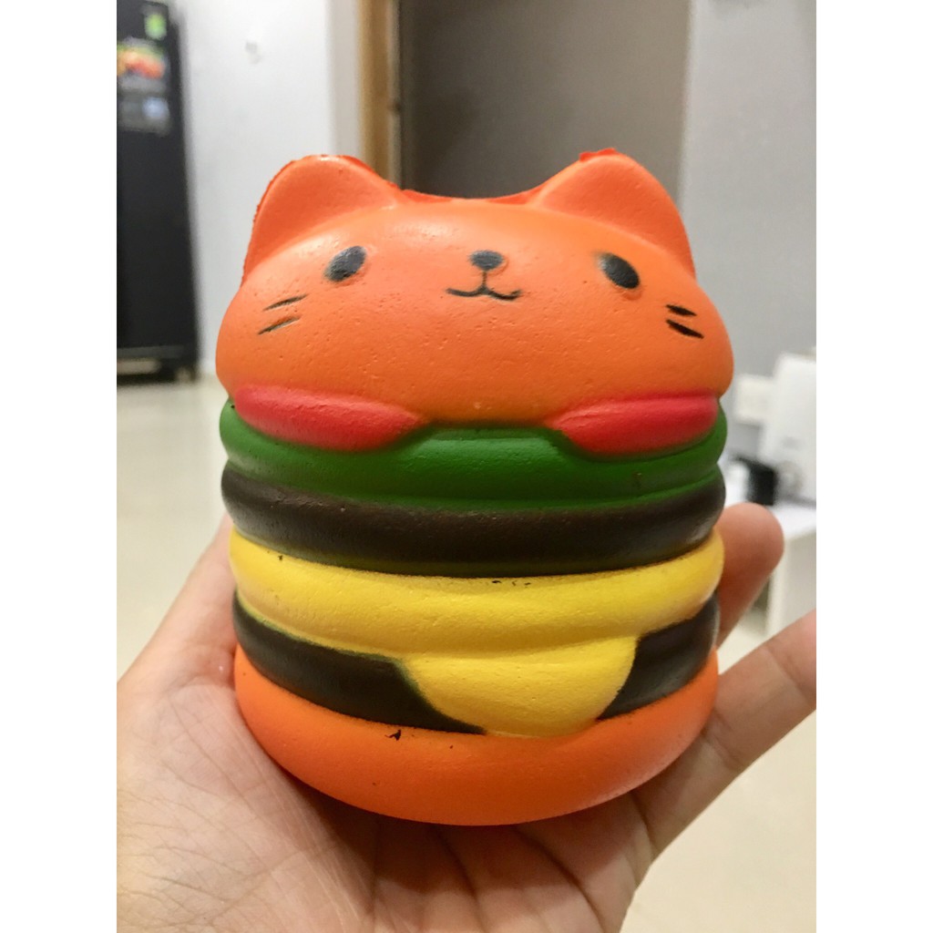 Đồ chơi Squishy hamburger siêu cute