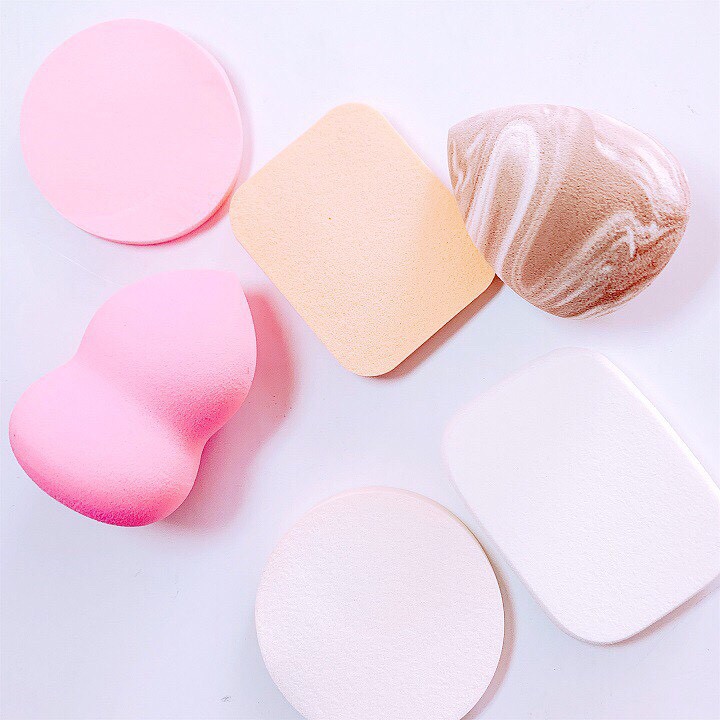[Mút trang điểm] Bộ Set 6 Bông Mút Trang Điểm cao su tự nhiên Keli Sponge Makeup | BigBuy360 - bigbuy360.vn