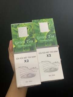 Sữa rữa mặt trà xanh x2