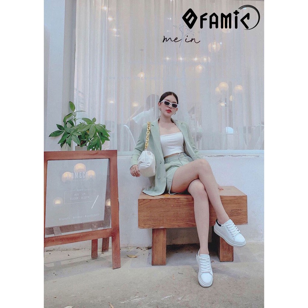 Áo Blazer Nữ ❤️𝑭𝑹𝑬𝑬𝑺𝑯𝑰𝑷❤️ Set Vest 3 Món Gồm Áo khoác blazer Quần Đùi Và Áo Trong Siêu Ngầu | BigBuy360 - bigbuy360.vn