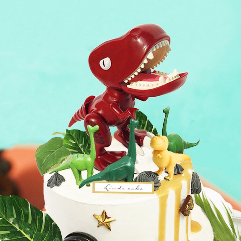 đồ phụ kiện bánh kem sinh nhật [FREESHIP❤️] khủng long bạo chúa