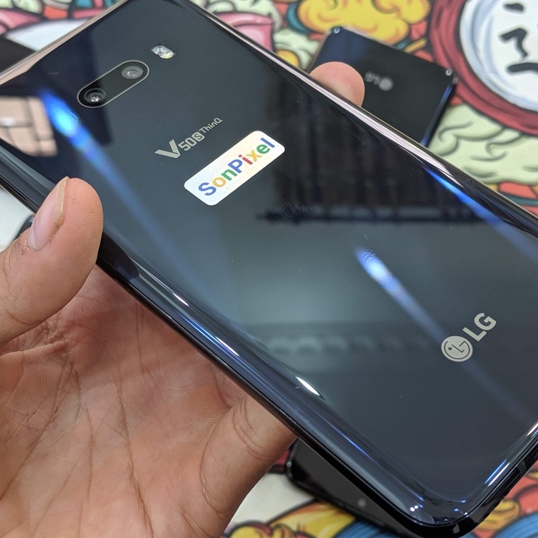 Điện Thoại LG V50S Thinq Ram 8/256gb chíp Snapdragon 855, chiến game ngon lành. Sơn Pixel