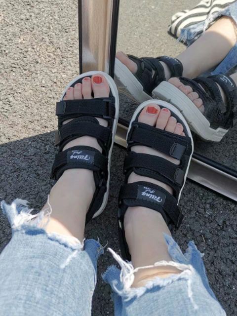 Dép Sandal quai ngang dính siêu xinh