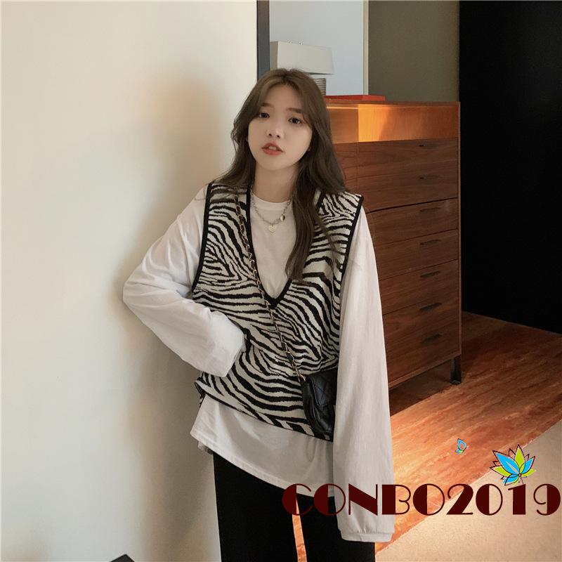 Áo Len Nữ Cộc Tay Cổ Chữ V Thời Trang Hàn | BigBuy360 - bigbuy360.vn