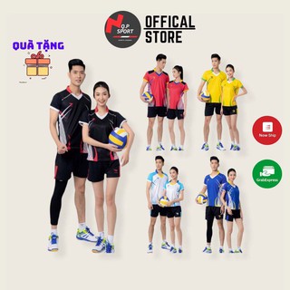 (Miễn phí ship) - Bộ bóng chuyền nam nữ Hiwing chính hãng 05 màu mới