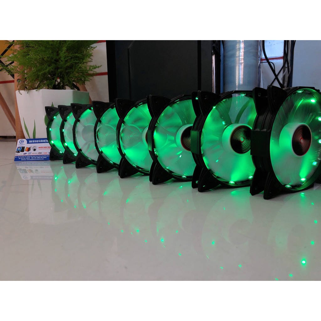 Quạt Fan Case Led RGB Coolmoon K1 (Auto tự đổi màu cắm trực tiếp nguồn)