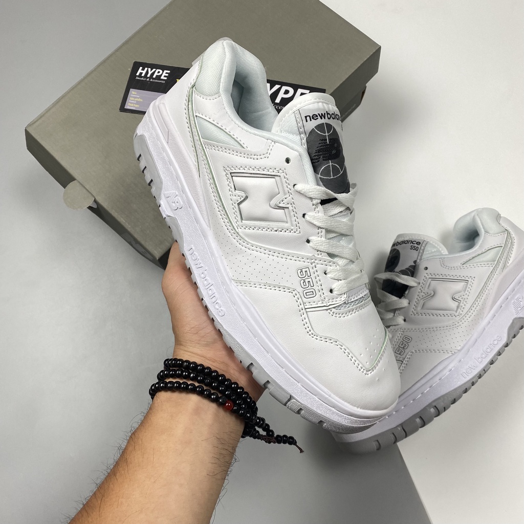 Giày New Balance 550 White  - Hype Sneaker | Phiên bản high quality.