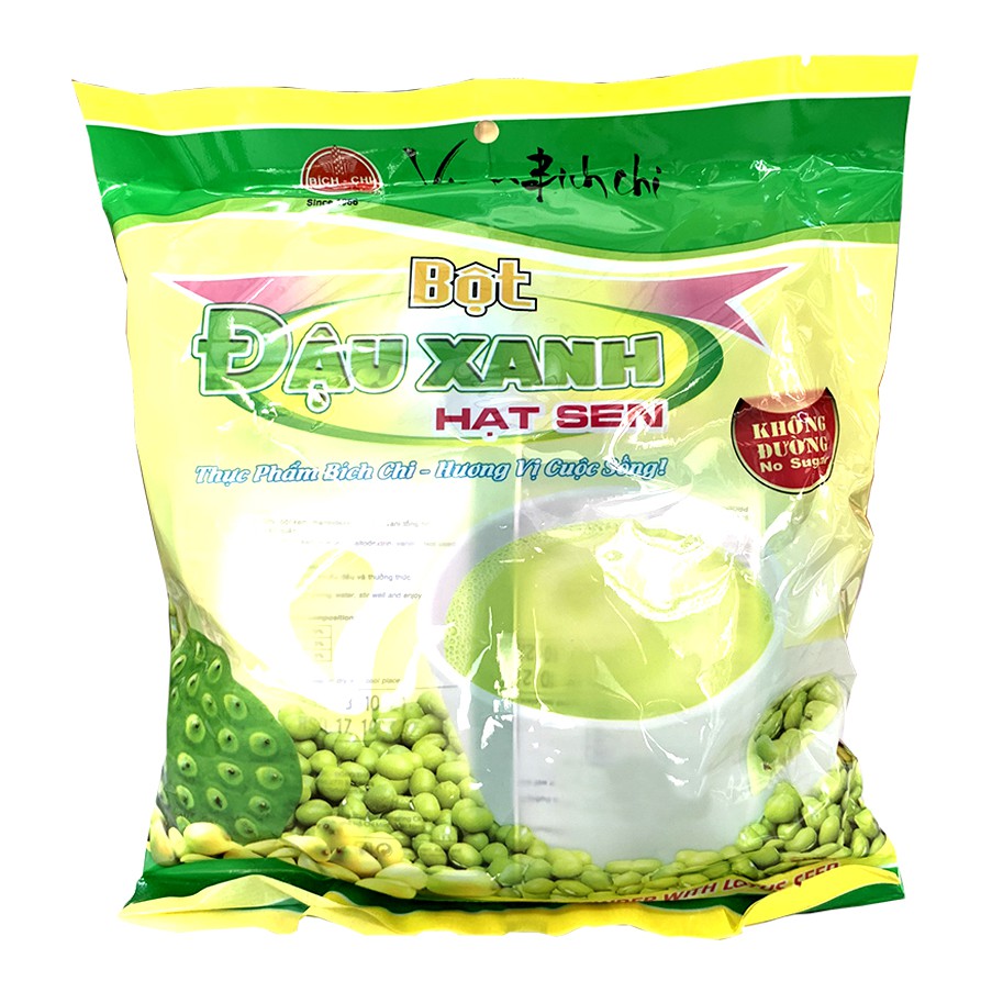 Bột đậu xanh hạt sen không đường Bích Chi 300g