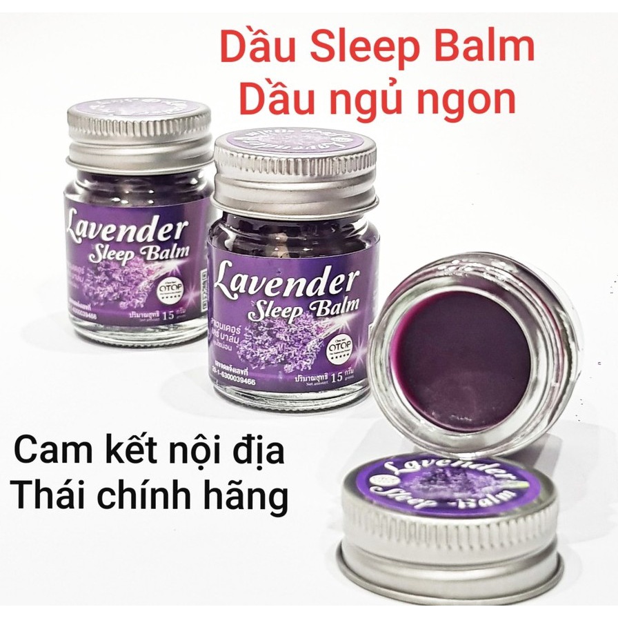 Dầu Cù Là Ngủ Ngon Lavender - Sleep Balm -  Thái Lan - RPHA