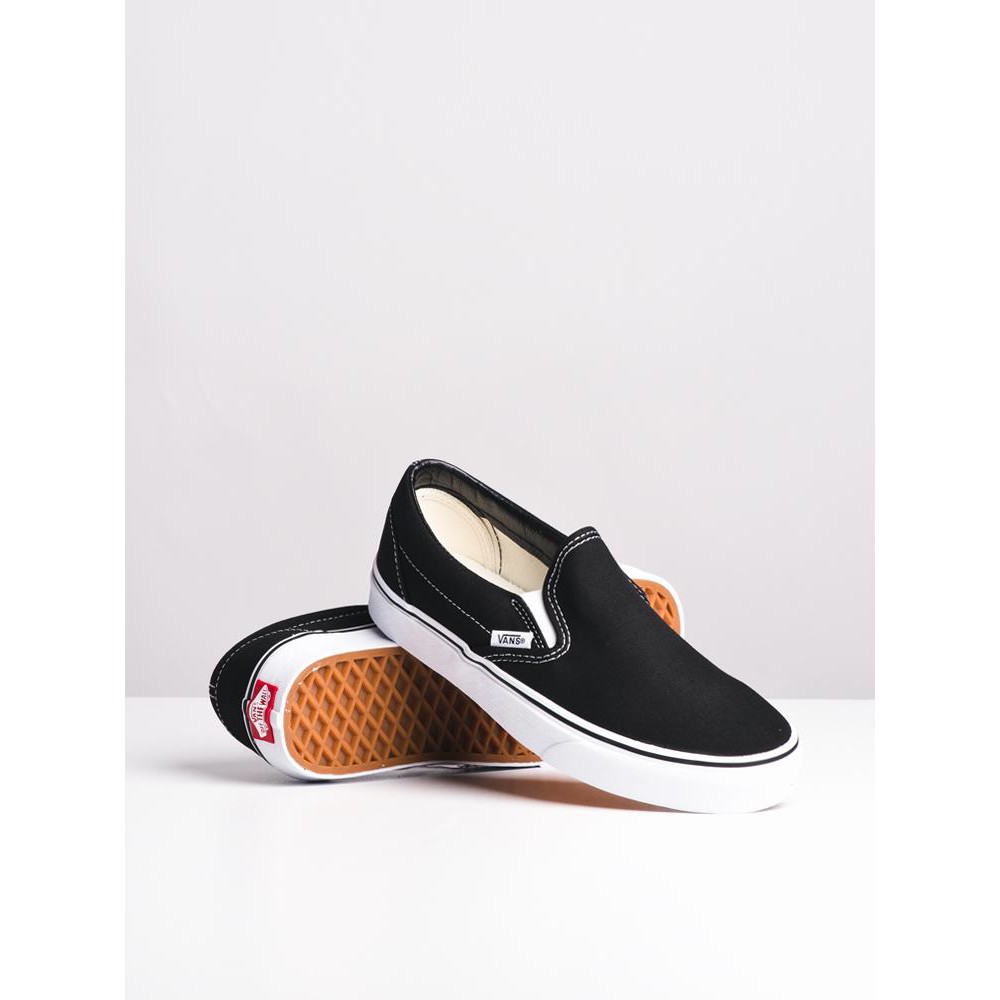 Giày Sneakers Vans Classic Slip-on Black/White | BigBuy360 - bigbuy360.vn