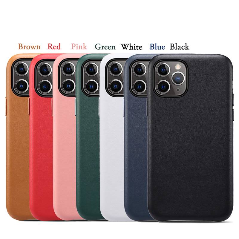 Ốp Điện Thoại Da Bò Thật Cho iPhone 13 14 12 Pro Max Mini 11 Pro