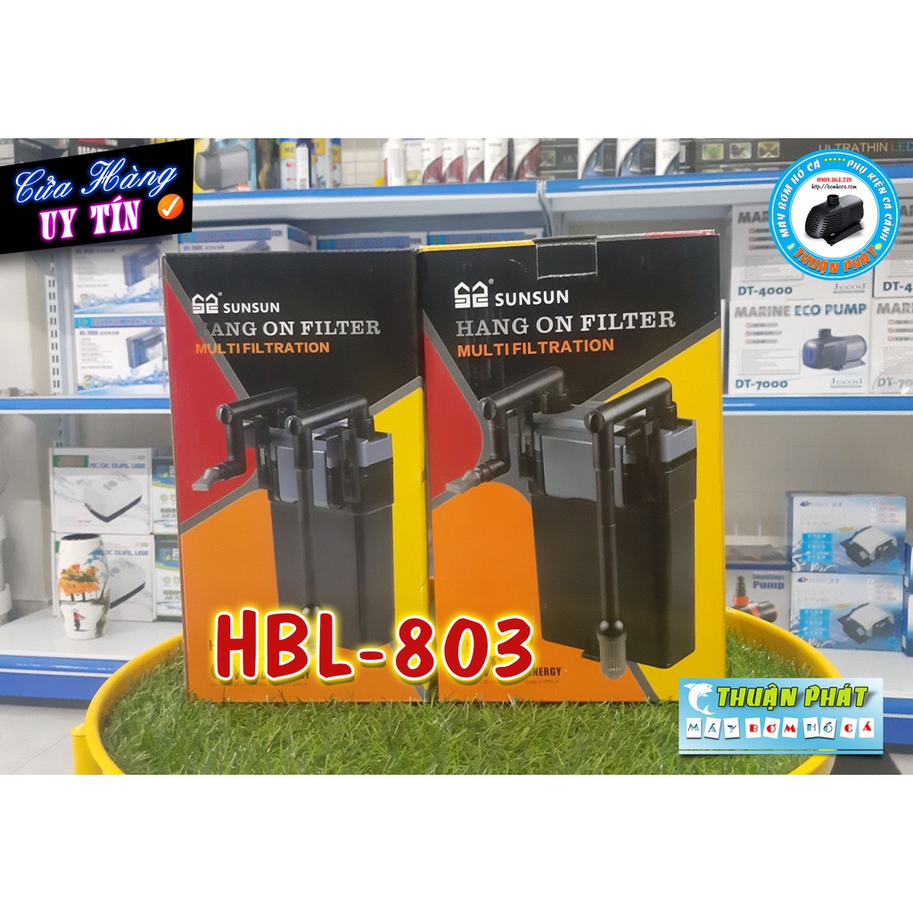 Lọc Treo SUNSUN HBL801 - HBL802 - HBL803 (chỉ 6W) HBL 801 - 802 - 803 Siêu Tiết Kiệm Điện