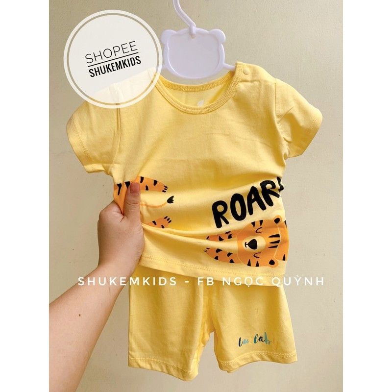 [Lullaby] Bộ cộc tay cài vai BÉ TRAI - Quần Lỡ 2021 (3m-4y)