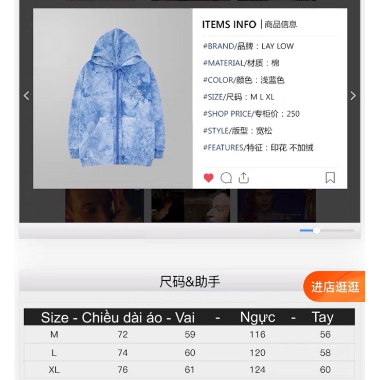 Áo hoodie zip da cá  Nelly Heybig dáng unisex form rộng 65 12 100