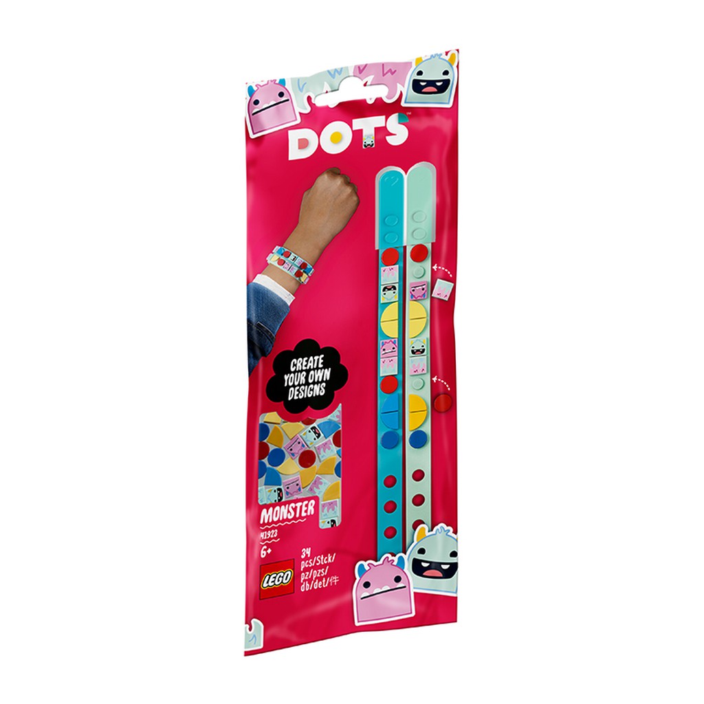 LEGO DOTS Bộ Vòng Tay Quái Vật Tinh Nghịch 41923